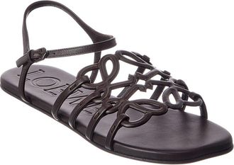 Loewe Petal Anagram Leather Sandal