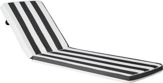 OEM Coj&iacute;n Para Tumbona, 2 Pcs, Coj&iacute;n 1889x561x71 Mm Para Silla De Jard&iacute;n Resistente Al Agua Y A La Decoloraci&oacute;n, Cojines De Repuesto Para Tumbonas Con Laz