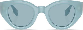 Burberry Sunglasses Meadow cat-eye frame sunglasses - women - Acetate - 47 - Blue