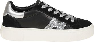 Hogan H705 Metallic Mutton Leather Sneakers