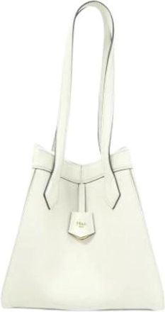 Fendi Pre-owned Shoulder Bags, female, Beige, Size: ONE SIZE Pre-owned Vintage Shoulder Bag