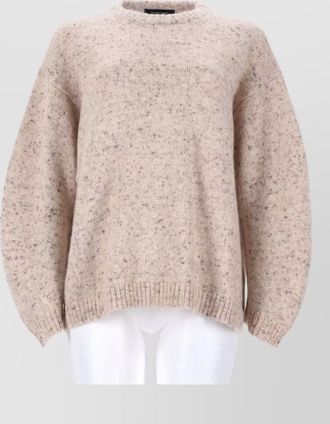 Fabiana Filippi boucl&eacute; oversized crew neck sweater