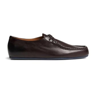 Jil Sander Hood Veterschoenen - Heren - Veterschoenen - Bruin - 41 EU - Schoenen