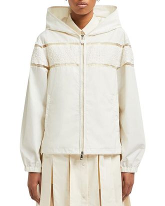 Moncler Clisson Embroidered Hooded Jacket