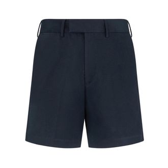 Tom Ford Casual Shorts, male, Blue, W34, Japanese Brushed Cotton Shorts