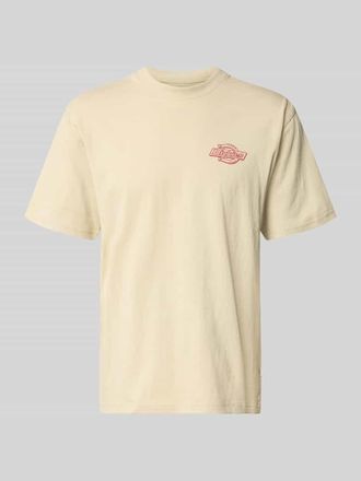 Dickies T-Shirt mit Logo Modell MILLVILLE in Beige, Gr&ouml;&szlig;e XXL