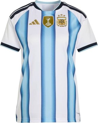 adidas (WMNS) adidas Argentina 26 Home Jersey Asia Sizing White Icey Blue Light Blue KA8125