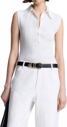 A.L.C. Ollie Top In Bright White