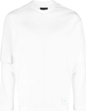 Emporio Armani T-shirt a maniche corte - - Sweatshirts & Hoodies - Uomo - Bianco - L