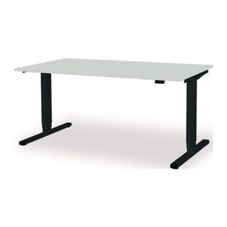 Mauser Mauser - Bureau &Agrave; Levier H650-1250xl1600xp800mm Gris Anthracite/gris Clair &Eacute;lectr