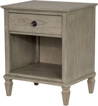 Madison Park Signature Victoria Nightstand, Reclaimed Grey color