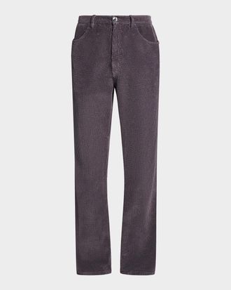 Marni Men & apos;s Corduroy Flared Five-Pocket Pants