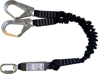 OEM Amortiguador De Seguridad Doble Bosafety Con Cable Y Ganchos De Seguridad