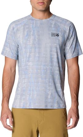 Mountain Hardwear Crater Lake Performance T-Shirt in Glacial Prismatic Print at Nordstrom, Size Xx-Large
