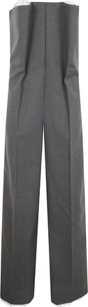 Jean Paul Gaultier Stijlvolle Jumpsuit voor Kleermaken - Dames - Jumpsuits - Groen - XS - Leer - Jumpsuits & Playsuits