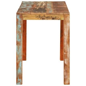 Berkfield Home Green Dining Table 110x55x76 cm Solid Wood Reclaimed | Size: 110 x 55 x 76 cm