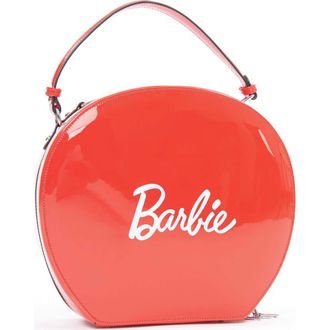 Unique Vintage 1950s Leatherette Commuter Set Circle Bag in Red at Nordstrom
