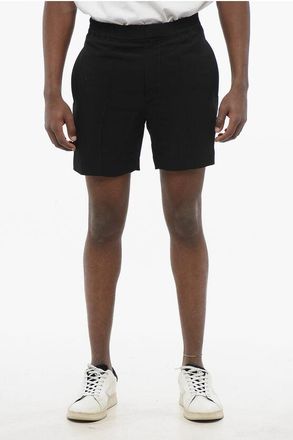 Alexander McQueen Solid Color Shorts with Elastic Waistband size 46