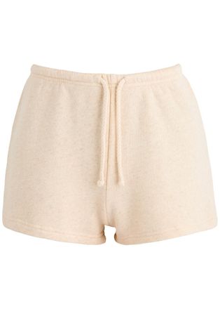 American Vintage Itonay Cotton-blend Shorts - Cream - S (UK8-10 / S)