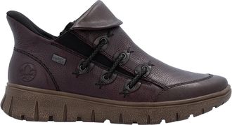 Rieker Womens Heike Ankle Boots In Havanna Cerise Antik Leather