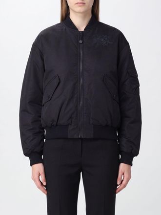 Cecilie Bahnsen Bomber corto in nylon con spalle scese