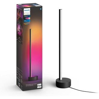 Philips Hue - White and Color Ambiance Gradient Signe, Lampada da Tavolo led, Smart, Bluetooh, Nera