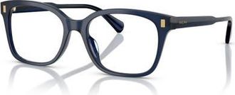 Ralph Lauren 53mm Rectangle optical glasses in Blue at Nordstrom