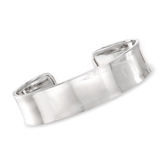 Ross-Simons Italian Sterling Silver Polished Cuff Bracelet