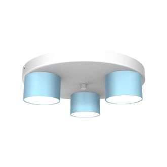 Milagro L&aacute;mpara De Techo Dixie Azul/blanco 3xgx53