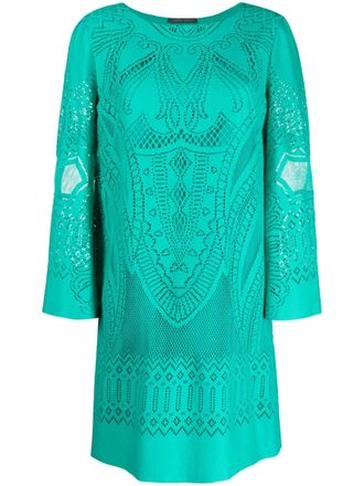 Alberta Ferretti Flared blousejurk - Groen