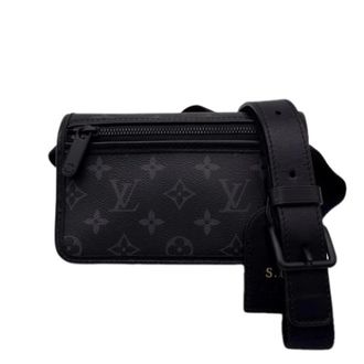 Louis Vuitton Pre-owned Monogram Eclipse Schoudertas - Heren - Pre-owned - Zwart - Maat: ONE Size Leer