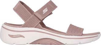 Skechers Womens/Ladies Go Walk 2.0 Arch Fit Sandals (Mauve) - Pink - Size UK 7