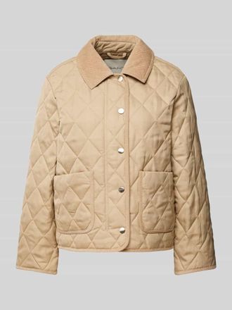 GANT Steppjacke mit aufgesetzten Taschen in Beige, Gr&ouml;&szlig;e M