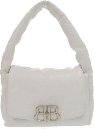 Balenciaga Pre-owned Vintage Schoudertas - Dames - Vintage Schoudertas - Wit - ONE Size - Leer - Vintage