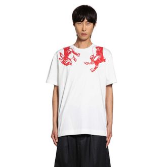 Simone Rocha Hare Ilustration Print T-Shirt