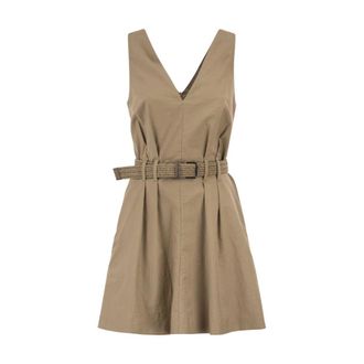Brunello Cucinelli Mujer, Vestidos, Marr&oacute;n, Talla: S