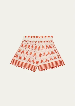 Ramy Brook Cordelia Crochet Coverup Mini Shorts