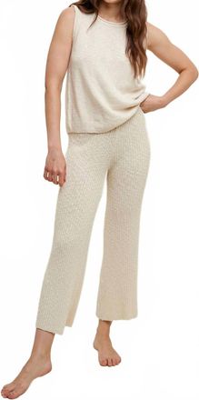 Wishlist Two-Piece Sweater Set In Beige
