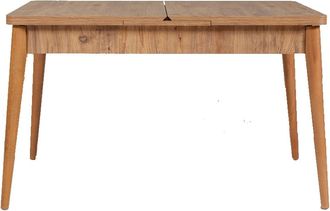 Concept Usine Mesa extensible de madera oscura - max 6 personas