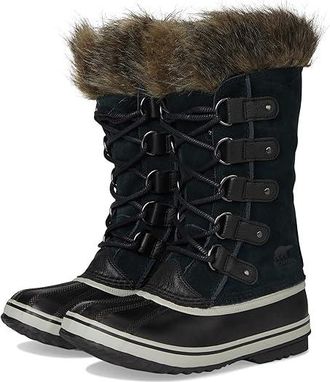 Sorel Joan Of Arctictm Waterproof Womens Snow Shoes Black/Quarry : 10.5 B - Medium, Rubber/Suede/Textile