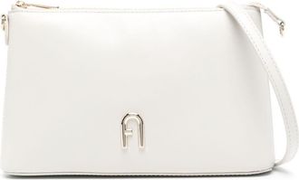 Furla mini Diamante cross body bag - women - Leather/Polyester - One Size - Neutrals