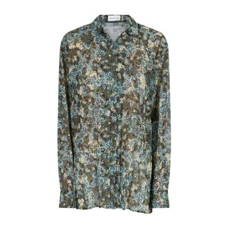 Dries Van Noten 02170-Clavelly Pleats 4090 W.w.shirt - female - Dries Van Noten - Shirts - Multicolor - XS - Blouses & Shirts