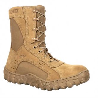 Rocky Mens S2V Tactical Steel Toe Boots In Brown
