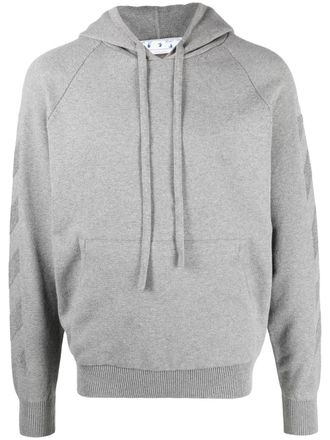 Off-white Felpa con cappuccio - Grigio