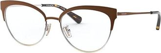Coach HC5108 9339 Brown/Silver to Gold Gradient 54mm