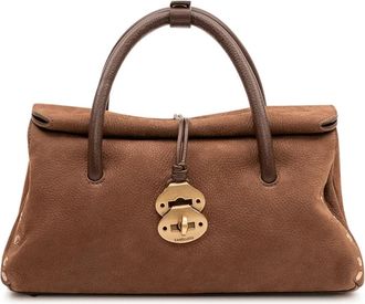 Zanellato Dotta Jones Tas - Dames - Handtassen - Bruin - ONE Size - Leer - Tassen