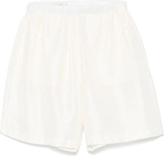 RANRA Ranra, Korte Broeken, Heren, Beige, L, Beige Zijden Stroller Shorts