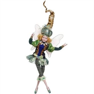 Mark Roberts Peacock Jewels Fairy Medium In Green