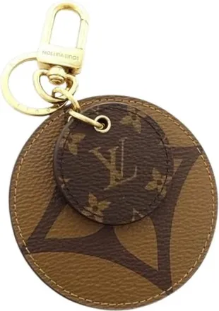 Louis Vuitton Pre-owned Accessories, female, Brown, Size: ONE SIZE Pre-owned Canvas Keyring