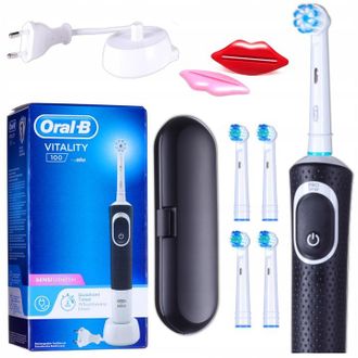 OEM Cepillo De Dientes El&eacute;ctrico Oral-b Vitality 100 + Cabezales Negros